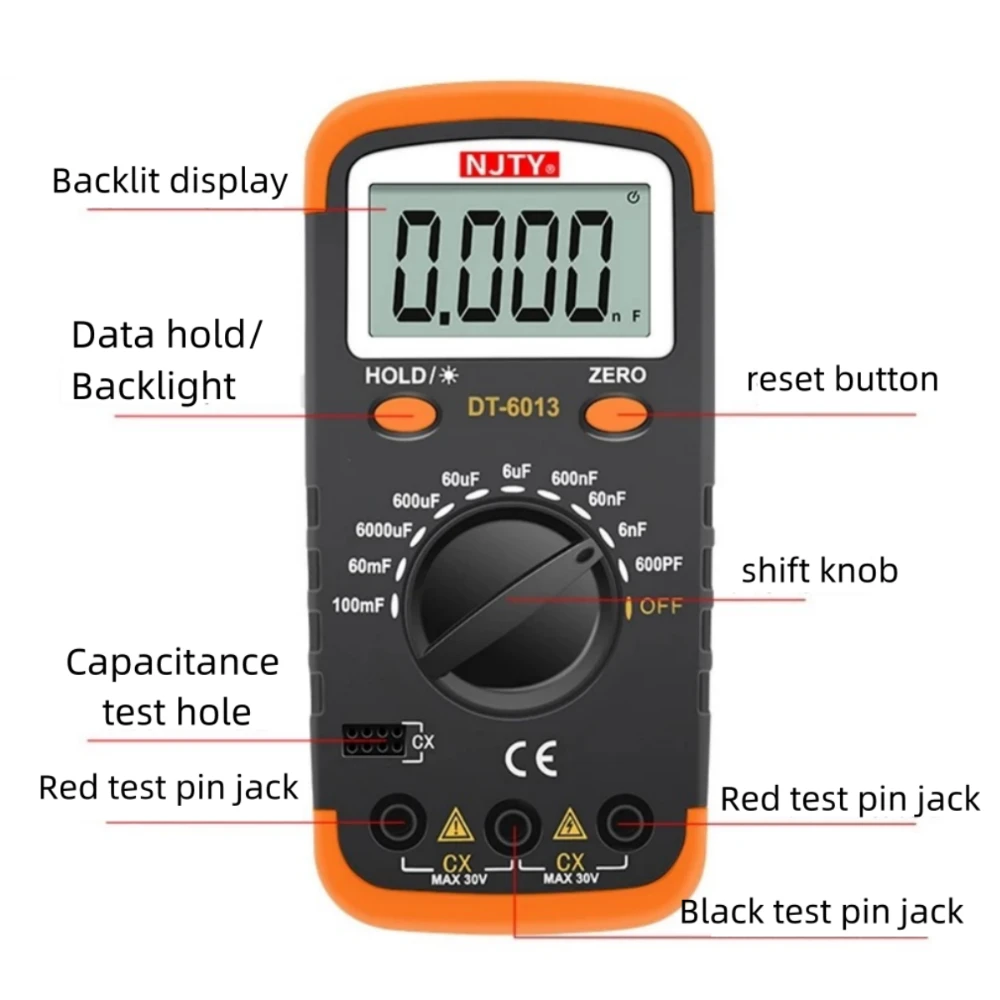 6013 Digital Capacitance Meter 6013 Digital Capacitance Meter