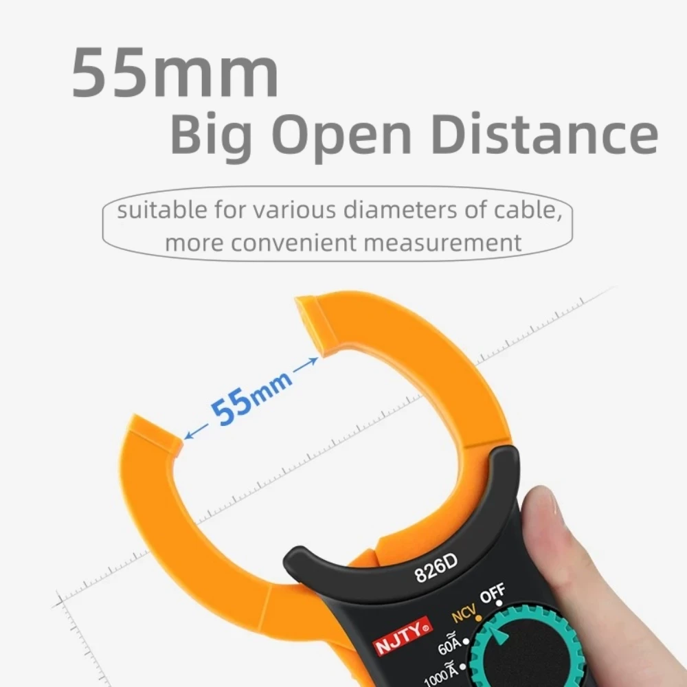 826 Series 1000A AC/DC Digital Clamp Meter