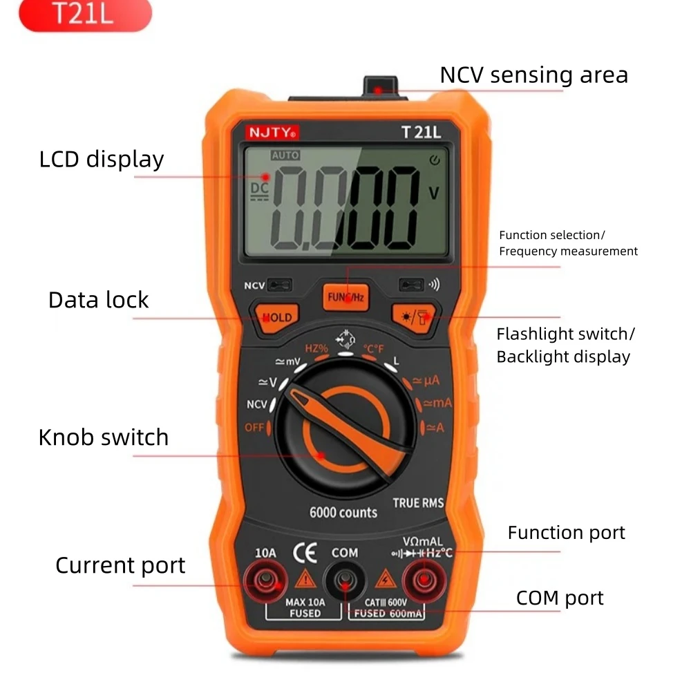 T21L 6000 Counts Inductance Digital Multimeter T21L 6000 Counts Inductance Digital Multimeter