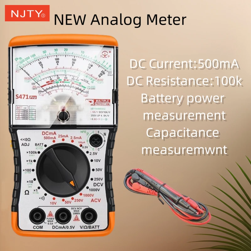 S471/472Pro Mini Electrical maintenance Analog Multimeter High precision S471/472Pro Mini Electrical maintenance Analog Multimeter High precision